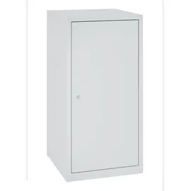 C+P Stahl-Flügeltürenschrank Serie 89, H1000xB100xT500mm, 7035/7035
