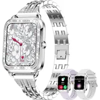 Damen Smartwatch mit Telefonfunktion, 1.29" Touchscreen, Fitness- und Gesundheitsuhr mit 110+ Sportmodi, Herzfrequenz, SpO2, IP67