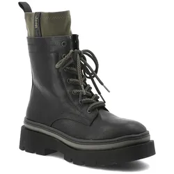 Schwarze Stiefeletten Jeep Plateauschuhe, 41