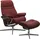 Stressless Relaxsessel STRESSLESS "Sunrise", rot (cherry paloma), B:83cm H:105cm T:74cm, Leder PALOMA: PALOMA ist ein durchgefärbtes Semianilin-Möbelleder mit natürlicher Narbung., Sessel, Relaxsessel, mit Cross Base, Größe S, M & L, Holzakzent Braun