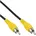 Cinch Kabel 1x Cinch Stecker/Cinch Stecker 10 m Gelb