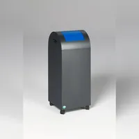 Proregal Wertstoffsammler 60 l Grau-Blau