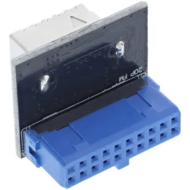 InLine USB 3.0 zu USB 3.1 Frontpanel Key-B Adapter gerade intern