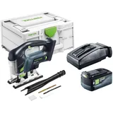 Festool CARVEX PSBC 420-Basic Stichsäge 18 V 120 mm + 1x Akku 5,0 Ah + Lader