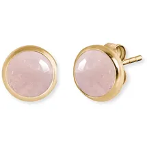 Engelsrufer Damen-Ohrstecker 925er Silber Rosenquarz