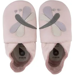 Soft Soles Dragonfly Kleinkinder Weichsohlige Leder-Krabbelschuhe, Rosa/Libelle (Blossom)