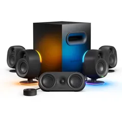 SteelSeries Gaming Lautsprecher Arena 9 EU, 5.1 Surround-Sound, Kabellose hintere Lautsprecher