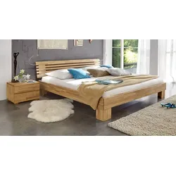 Massivholzbett Wood Romance 160x210 cm Kernbuche klassischer Stil