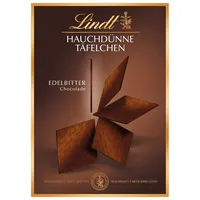 Lindt Hauchdünne Täfelchen, Edelbitter, 125g