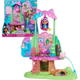 Spin Master Gabby's Dollhouse Kitty Fees Garten Spielset Baumhaus 36 cm