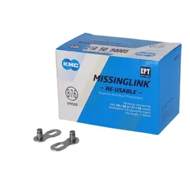 KMC EPT 6-8s Kettenglied 40 Einheiten - Silver - 7.3 mm