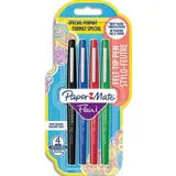 Paper Mate Flair Filzstifte 4 St. Schwarz/Blau/Grün/Rot