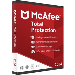 McAfee Total Protection & VPN 2025 | 3 Geräte | 1 Jahr | Jetzt günstig kaufen