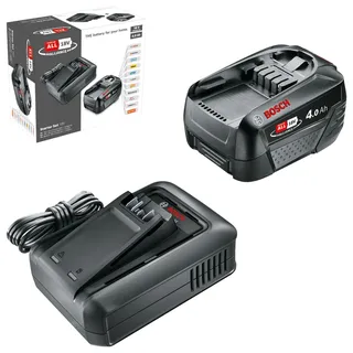 Bosch Starter-Set 18V + 1 x 4,0-Ah-Akku & Ladegerät 