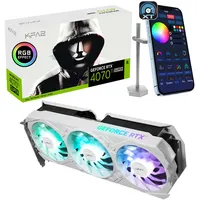 KFA2 GeForce RTX 4070 Ti SUPER EX Gamer White (1-Click OC), 16GB GDDR6X HDMI, 3x DP (47UZM6MD8KPK)