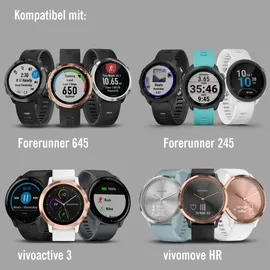 Garmin Ersatzarmband für Forerunner 645 kirschrot