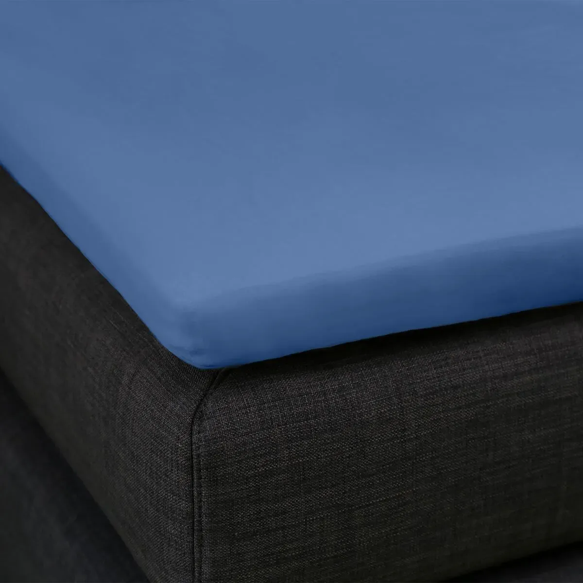 Formesse Split-Topper Spannbetttuch La Piccola Duo 2 180x210 - 220 cm | meeresblau - blau