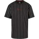 Karl Kani Small Signature Pinstripe T-Shirt Sweatshirt Schwarz M