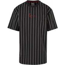 Karl Kani Small Signature Pinstripe T-Shirt Sweatshirt Schwarz M