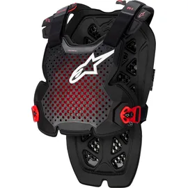 Alpinestars A-1 Pro Schutzweste - Dunkelgrau/Schwarz/Rot / XXL