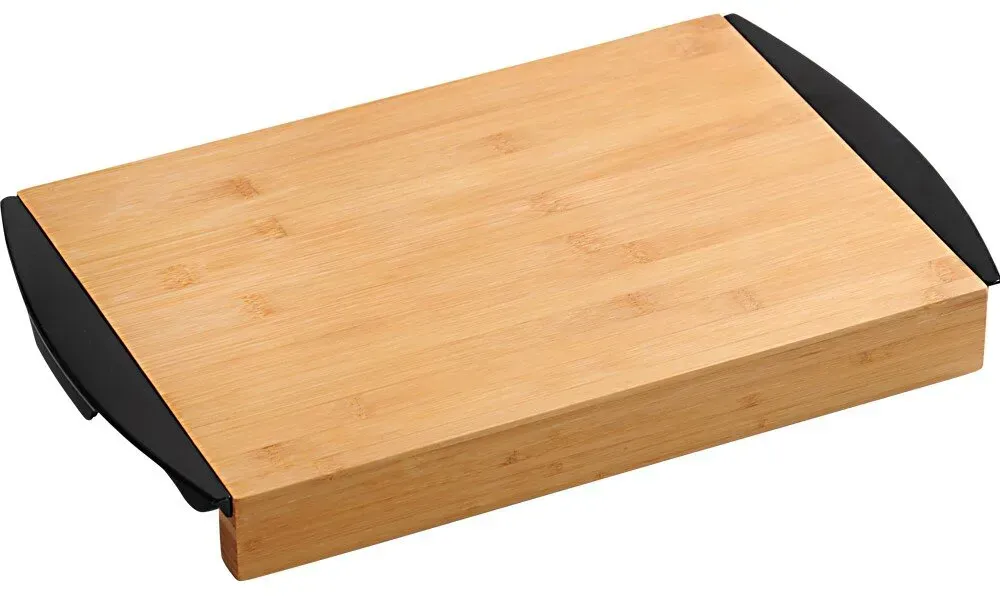 Kesper Schneidebrett mit Auffangschale - B/H/T ca. 25,00x4,00x41,00