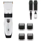 Camry Trimmer Set mit 4 Aufsätzen Pflege-Set für Haustiere Weiß