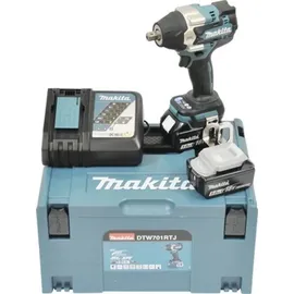 Makita DTW701RTJ inkl. 2 x 5,0 Ah Akku + Ladegerät + Makpac Gr. 3