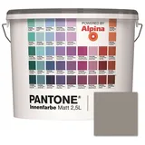 ALPINA Wandfarbe »Pantone«, Wandfarbe »Pantone«, Innenfarbe Drizzle 2,5 Liter matt - grau