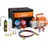 Vevor 4,5 CFM AC-Vakuumpumpe & Manometer-Set, 1-stufige-HVAC-Luftvakuumpumpe, A/C-Kältemittelverteiler-Manometer-Kit, mit Lecksuchschläuchen, für R134a, R12, R22, R502a, R410A, R404, R407C