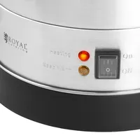 Royal Catering Heißwasserspender - 20,5L - Wasserkocher Edelstahl 20,5 Liter doppelwandig 2500 W Warmhaltefunktion,