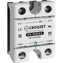 CROUZET Halbleiterrelais 84137010N 25A Schaltspannung (max.): 280 V/AC Nullspannungsschaltend 1St.