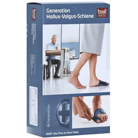 Bort Generation Hallux-valgus Schiene rechts Größe 1 blau