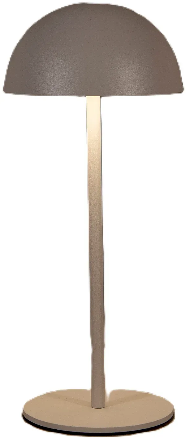 LED Lampe 9,5x22cm dimmbar mit USB Anschluss  - oliv