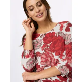 Lady Witt T-Shirt Rundhals-Shirt 3/4-Arm beige|rot 44