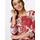 Lady Witt T-Shirt Rundhals-Shirt 3/4-Arm beige|rot 44
