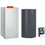 Viessmann Paket Vitocrossal 300 CU3A 26 kW Gas-Brennwertkessel mit Speicher Vitocell 300-V EVIB-A 160L mit Mischer