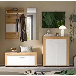 Home Affaire Aosta Garderoben-Set 200 x 35 x 191 cm braun