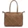 COLLEZIONE ALESSANDRO Patches Schultertasche Polyurethan Brown