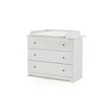 Arthur Berndt Wickelkommode Thilo MDF weiß ¦ Maße (cm): B: 117 H: 104