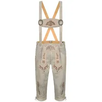 Almbock Trachtenlederhose Trachtenhose Herren Fridolin (2-tlg) beige beige 48