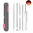 Rnitle Mitesserentferner Komedonenquetscher Set,Edelstahl Akne Whiteheads