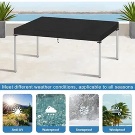 luxuskollektion Tischplatten Abdeckung 200x100x15cm Schutzhülle