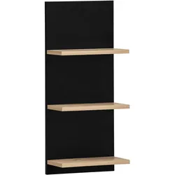 Tchibo - Regal »Emmik« - 30,5x17,5x70cm - schwarz - Holz / Metall