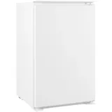 Mican Kühlschrank, Weiß, Metall, Kunststoff, Glas, 1 Schubladen, E, 54x89x54 cm, Gefrierfach, Abtauautomatik, LED-Innenbeleuchtung, Türanschlag wechselbar, Küchen, Küchenelektrogeräte, Kühl- & Gefrierschränke, Kühlschränke, Einbaukühlschränke