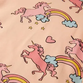 vidaXL Kinderpyjama mit Kurzen Ärmeln Hellorange 92