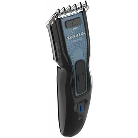 TAURUS Nixus One Haarschneider aus Edelstahl, 7 Schnittstufen, 8000 U/min, Betriebsdauer 60 Min, kabellos, Safe-Cut-System, Click- & Clean-Kopf, Zubehör im Lieferumfang enthalten