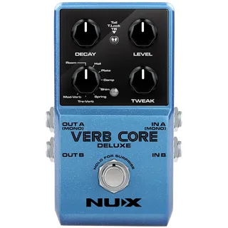 NU-X | Verb Core Deluxe Pedal mit 8 verschiedenen Reverb Effekten in einer einzigen Box