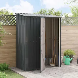 vidaXL Gartenhaus 1,54 x 0,86 m Anthrazit