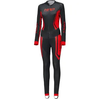Held Race Skin Pro, Funktionsanzug Damen Schwarz/Rot - L