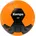 Leo Handball orange/schwarz 3